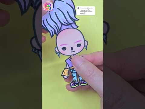 Mystery Saja Boys Tocaboca Drawing/ Kpop Demon Hunters