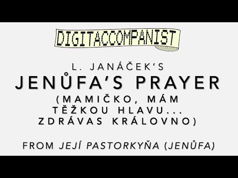 Jenůfa's Prayer – Digital Accompaniment