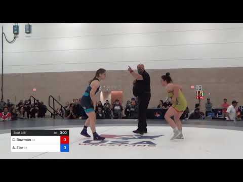 68 Kg Rr Rnd 2 - Cheyenne Bowman, Ca Vs Amit Elor, Ca