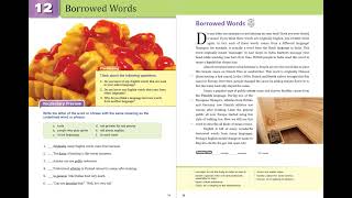 Unit 12 Borrowed words