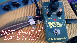Video thumbnail for TC Electronic Viscous Vibe by Jack Fossett