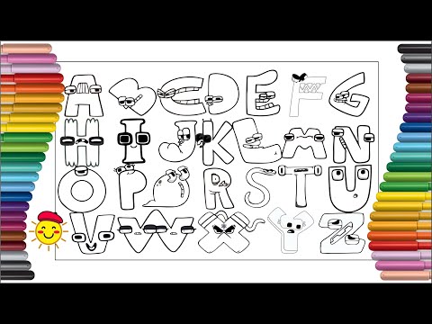 ALPHABET LORE (A-Z...)  Best coloring | Colouring pages