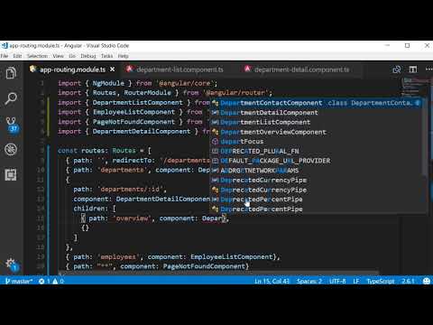 Angular 6 Tutorial   29   Child Routes
