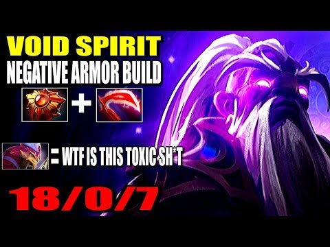 Toxic Negative Armor Void Spirit Build Owns Everyone No Death 7.24 Topson Gameplay Dota 2 New Meta