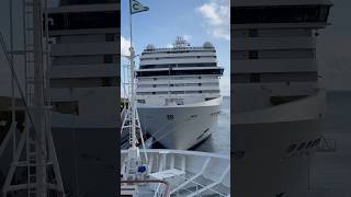 MSC POESIA 🇵🇦 vista da Costa Diadema 🇮🇹 ormeggiate a Copenaghen 🇩🇰 #cruiseship #costacrociere
