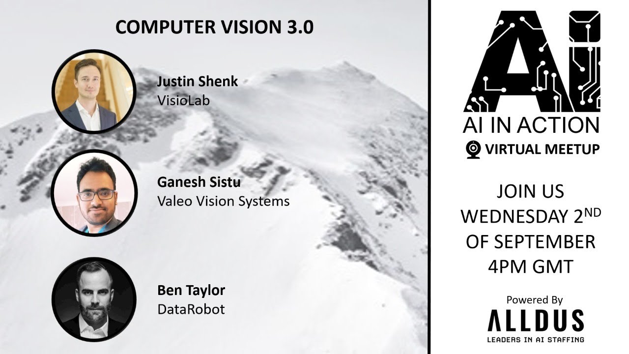 AI in Action Virtual Meetup - Computer Vision Series #3