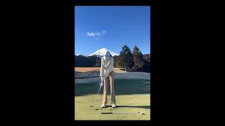 C'était tellement amusant de jouer au golf au pied du mont Fuji avec mes parents et mon mari !😄🥳❤️😘😘