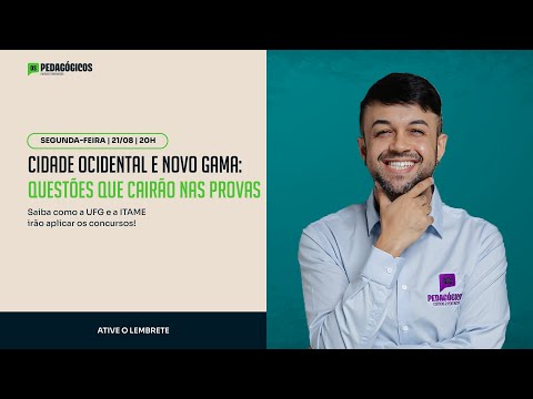 Cidade Ocidental  e Novo Gama - Questões do Edital | Fernando Sousa