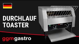 Toaster à convoyeur – 2,3 kW – env. 360 toasts/h