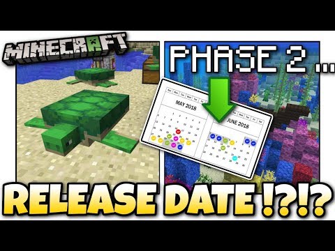 Minecraft – RELEASE DATE ?!?! [ PHASE 2 ] Update Aquatic 