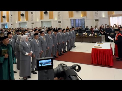 30 Anggota Legislatif Kota Gorontalo Periode 2024-2029 Resmi Dilantik