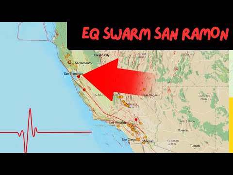 Earthquake Swarm near San Ramon California continues. G2 Solar Storm happening. Saturday Night.
