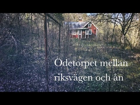 ÖDETORPET mellan riksvägen och den brusande ån - BLEKINGE - 2023-05-01