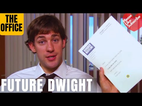 Funny Moments ¨The Office¨ - Dwight receives fax from Future Dwight