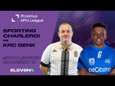 NL | Sporting Charleroi - KRC Genk (Proximus ePro League - Speeldag 11)