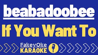 beabadoobee - If You Want To [Karaoke]