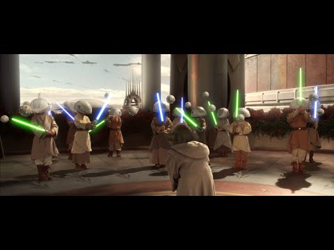 Star Wars Episode II - Attack of the Clones - Yoda and the Younglings - 4K ULTRA HD.