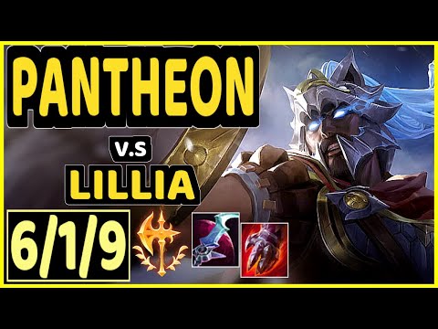 BLABER (PANTHEON) vs LILLIA - 6/1/9 KDA JUNGLE CHALLENGER GAMEPLAY - NA