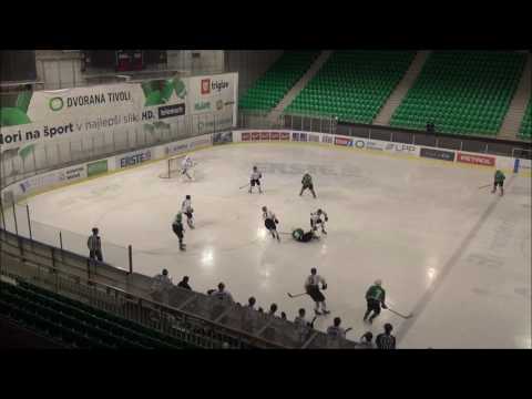 U-20 EBYSL 19.2.2017 HK Olimpija - HK Slavija Junior 5:6, vsi zadetki Olimpije