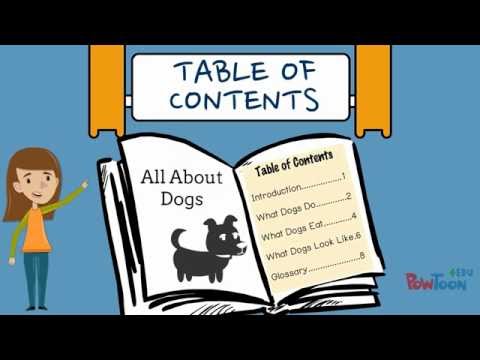 Informational Writing for Kids - Episode 7: Making a Table of Contents