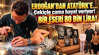 Hobi Olarak Başladı, Mesleğe Dönüştürdü: Cam Üzerine Portre Sanatı
