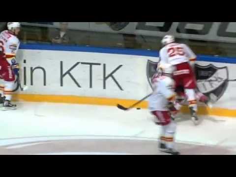 Jarkko Ruudun taklaus Mikael Granlundiin