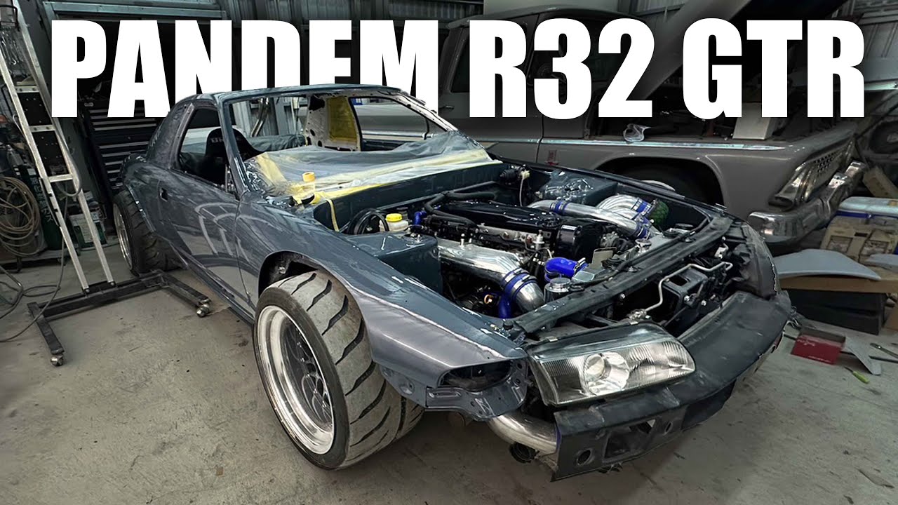 【R32 GT-R】ついに全塗装が完成しました。　　カスタムプロジェクトep3