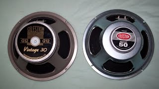 Video thumbnail for Speakers  Celestion Rocket 50 / Vintage 30 metal tone by HomeMetalStudio