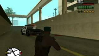 preview picture of video 'GTA San Andreas - 6-Star Killing Spree (in the middle of the city, and no cheats!)'