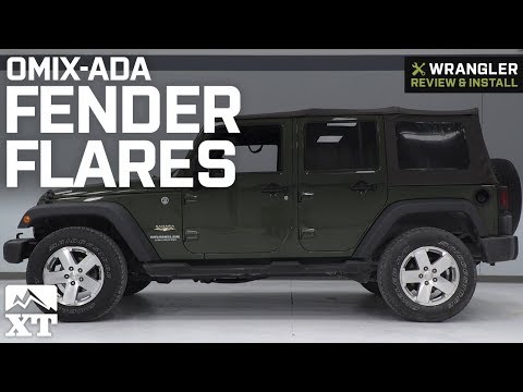 Jeep Wrangler Omix-ADA Fender Flares (2007-2018 JK) Review & Install