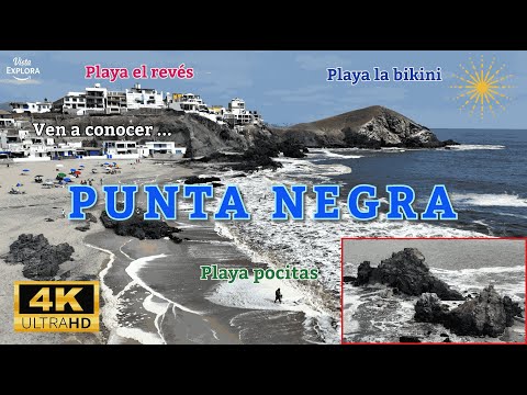Conoce estas increíbles playas en PUNTA NEGRA en Lima Perú 2024 🇵🇪 Drone Video