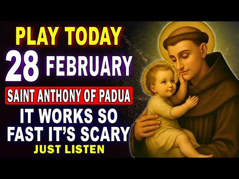 💖POWERFUL PRAYER FOR AN URGENT MIRACLE – SAINT ANTHONY OF PADUA🙏