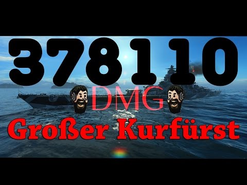 378110 DMG- RECORD - Großer Kurfürst vs 3 YAMATOs - World of Warships