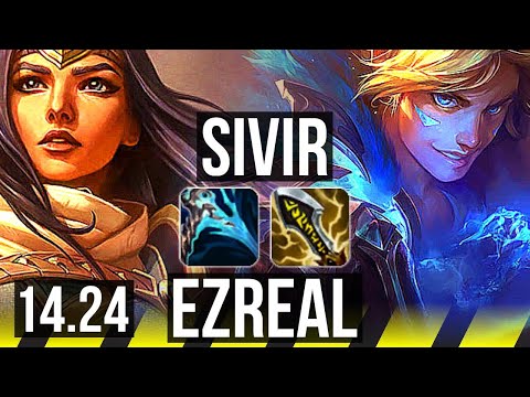 SIVIR & Pyke vs EZREAL & Lux (ADC) | KR Master | 14.24