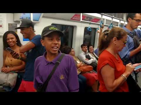 Salvador da rima & Menor Sanchz - rimas no metrô