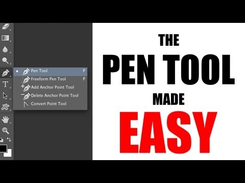 PHOTOSHOP TUTORIAL: The Pen Tool made EASY