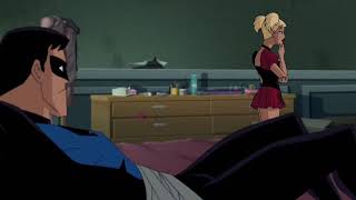 Harley Quinn ties up Nightwing