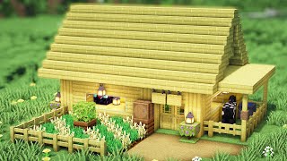 Minecraft: How to build a Bamboo Starter Suvival House