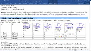Logic Gate Analysis: Generating Truth Tables