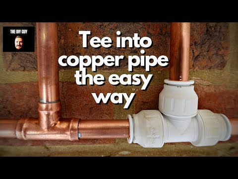 How to Tee into Copper Pipe THE EASY WAY