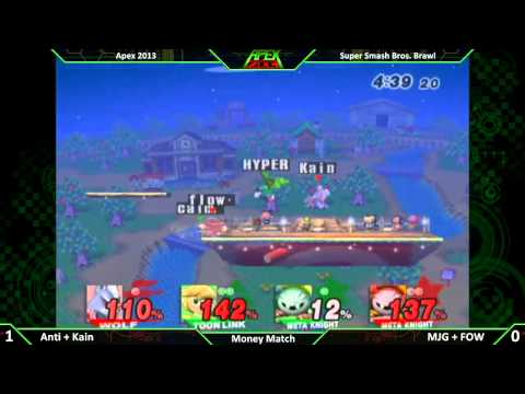 Apex 2013 - Anti + Kain vs MJG + FOW - SSBB