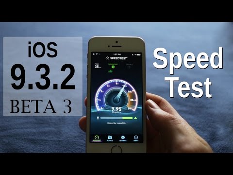 iOS 9.3.2 Beta 3 Update | Speed Test