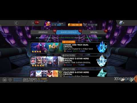 MCOC featured 6 star hero crystal opening | first 6 star crystal opening, 4 years of gameplay |