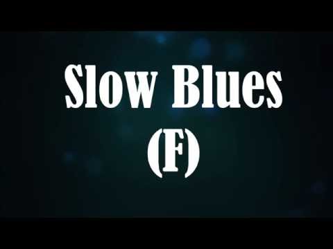 Slow Blues Backing Track (F)