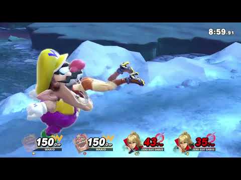 Metaknightmare [Wario] Nico [Wario] VS Ms.Meowser [ZeroSuitSamus] JoseGazza [Stamina Battle Arena