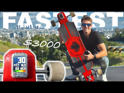 $3000 ELECTRIC SKATEBOARD Worth It?? - DEFIANT 1: FASTEST Esk8 2023
