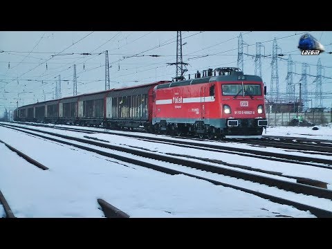 LEMA 480 027-8 & LEMA 480 008-8 RO-DBC in in Zapada/Snow in Gara Darste Station - 02 March 2018