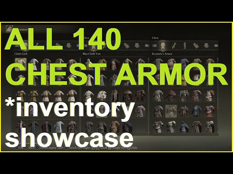 Elden Ring - All Chest Armor - Inventory Showcase - No...