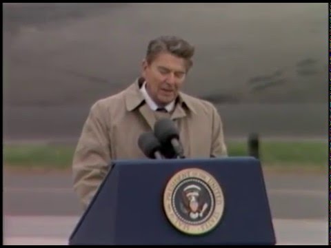 President Reagan's Arrival, remarks and Departure at Bitburg Air Base in West Germany, May 5, 1985