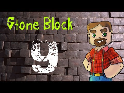 Minecraft StoneBlock Mod Pack : Episode 9: Immersive Engineering Water Wheel!